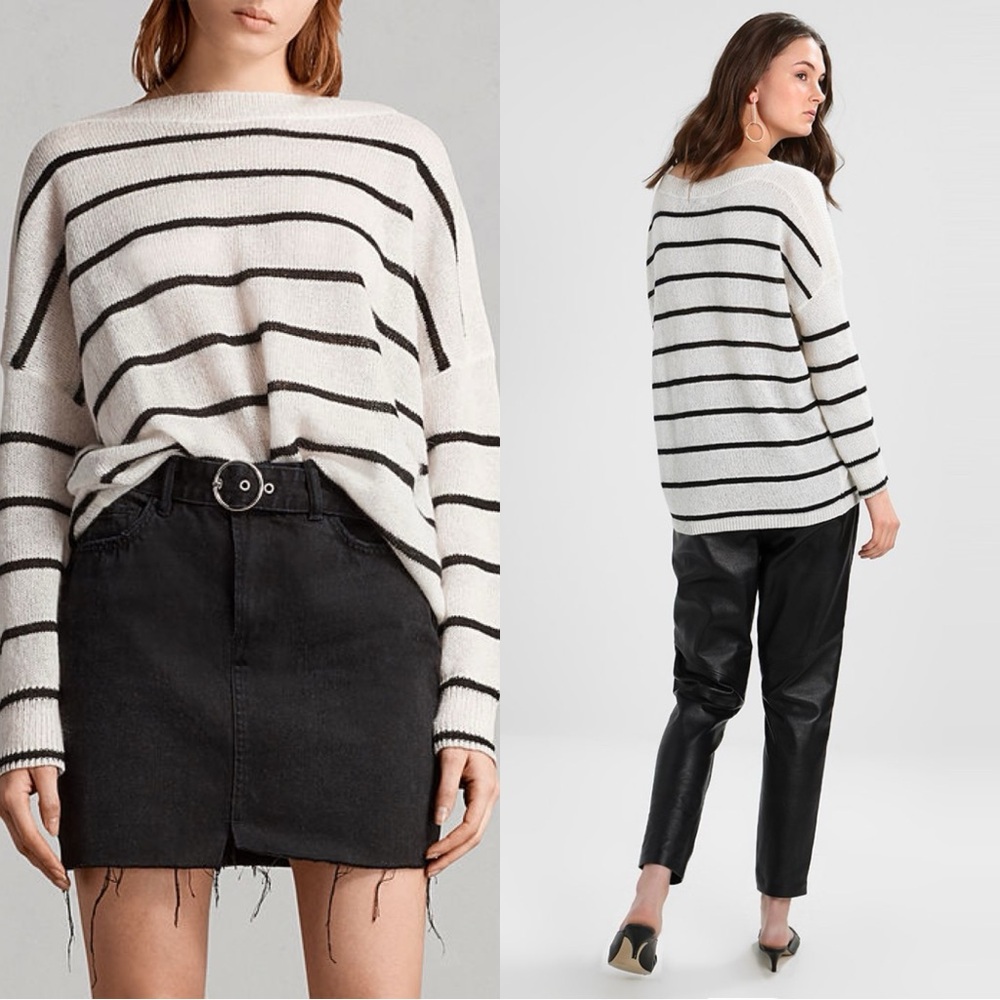 All Saints Misty Striped Sweater